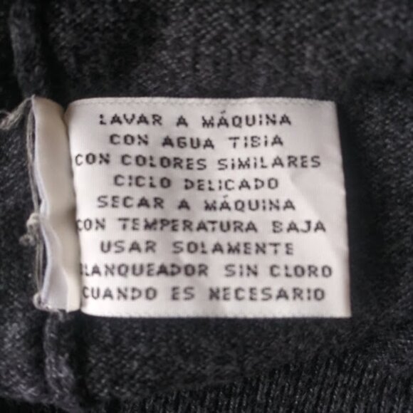 Knightsbridge men's size L dark gray sweater - Picture 14 of 15